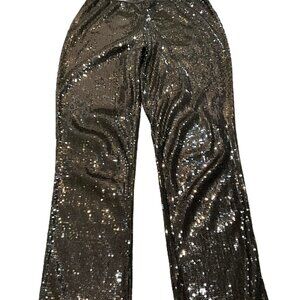 HAVE Black Sequin Pants - Size L- Made in China